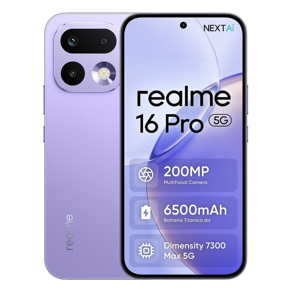 REALME SMARTPHONE 16 PRO 5G 512GB 8GB ORCHID PURPLE [631011008564]