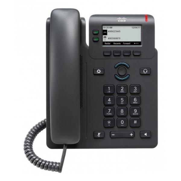 Cisco 6821 telefono IP Nero 2 linee [CP-6821-3PCC-K9=]