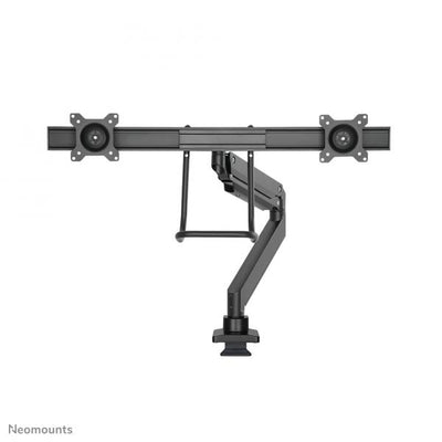 Neomounts Dual Crossbar Monitor Arm - 10-32inch - 1-8 kg/screen - Gas Spring - 180 Degrees - Stop Mechanism - Topfix - Black [NM-D775DXBLACK]