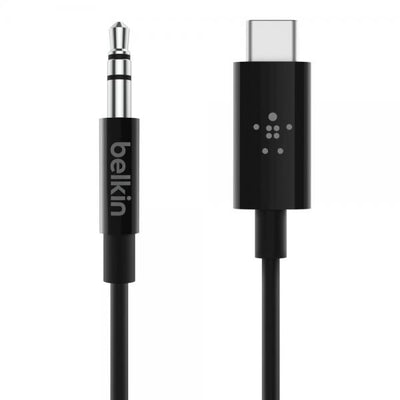 Belkin CAVO AUDIO 3.5MM CON CONNETTORE USB-C 0,9 M [F7U079BT03-BLK]