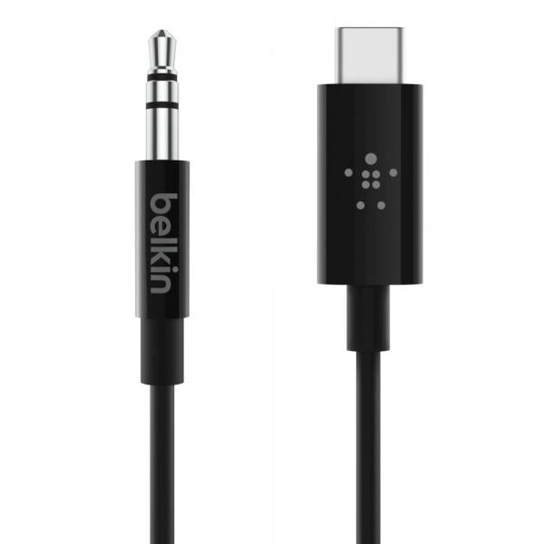 Belkin CAVO AUDIO 3.5MM CON CONNETTORE USB-C 0,9 M [F7U079BT03-BLK]