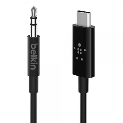 Belkin CAVO AUDIO 3.5MM CON CONNETTORE USB-C 0,9 M [F7U079BT03-BLK]