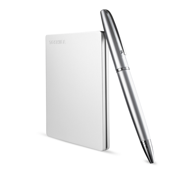 Toshiba Canvio Slim disco rigido esterno 1 TB 2.5" Micro-USB B 3.2 Gen 1 (3.1 Gen 1) Argento [HDTD310ES3DA]