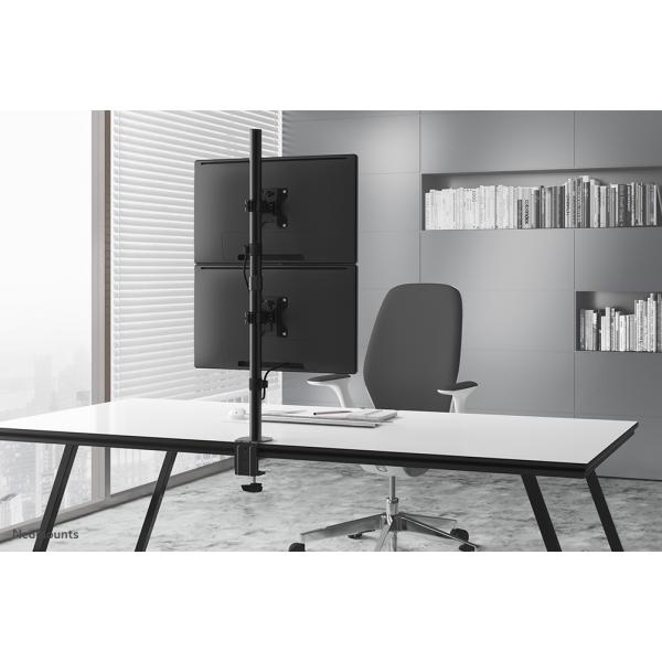 Neomounts FPMA-D550DVBLACK Braccio per monitor 10-32" - installazione verticale [FPMA-D550DVBLACK]