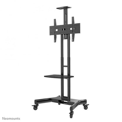 Neomounts TV Trolley - 32-75inch - Max 50 kg - Manual Control - H 104.2-154.2 cm - VESA 200x200-600x400 - incl. cam/hardware shelf - Black [NM-M1700BLACK]