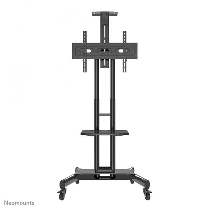 Neomounts TV Trolley - 32-75inch - Max 50 kg - Manual Control - H 104.2-154.2 cm - VESA 200x200-600x400 - incl. cam/hardware shelf - Black [NM-M1700BLACK]