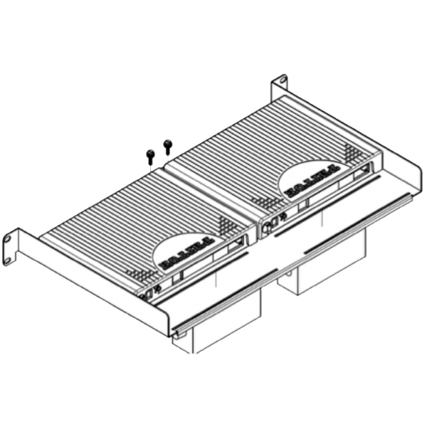 Patton 1001MP/2MPE, 19 inch Rack mount shelf for all Patton devices in medium plastic enclosure (E.g. SN5531/2-4BIS, SN5541, SN4151/2BIS2JS, SN5501, SN5571, OS3300, etc.) [1001MP/2MPE]