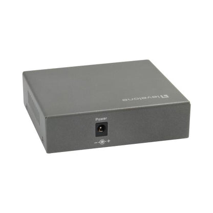 Level One 5-Port Gigabit PoE Switch - 802.3at/af PoE - 4 PoE Outputs - 60W [GEP-0523]