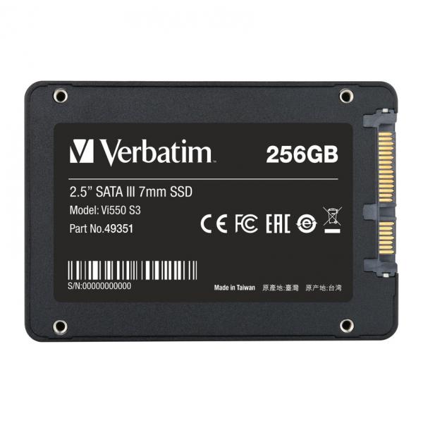 VERBATIM SSD VI550 256GB 2,5 SATA3 560/535 MB/S [049351]