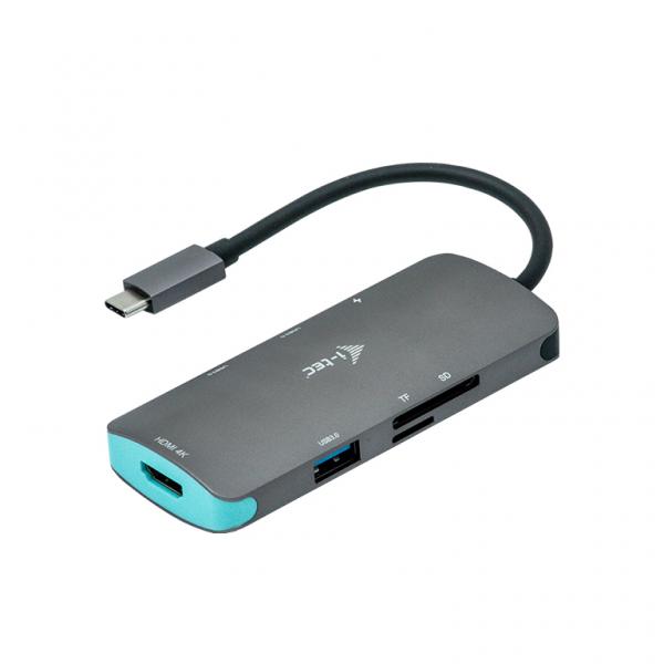 I-TEC DOCKING STATION IN METALLO USB-C, 4K HDMI + POWER DELIVERY 60W [C31NANODOCKPD]