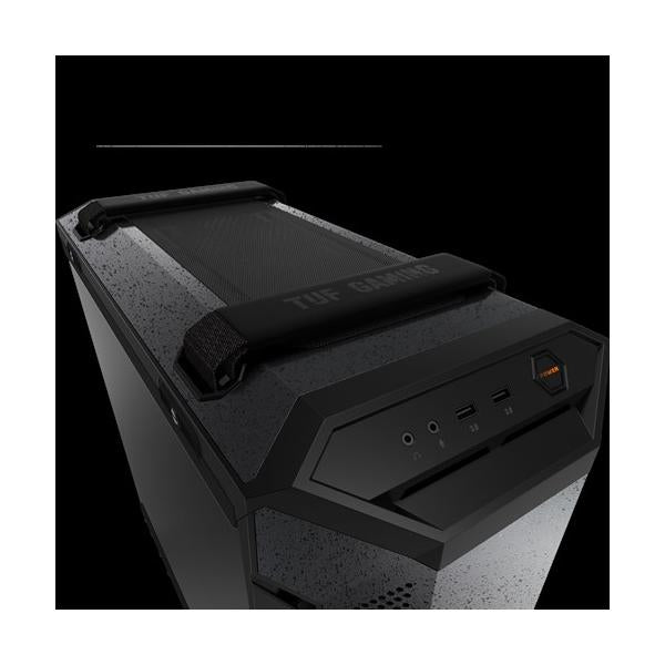 ASUS CASE GAMING GT501 TUF GAMING MID TOWER, 7+2 SLOT ESPANSIONE, 3X120MM FRONT, 1X140MM REAR, BLACK 501, 7XSLOT HDD, 2X USB3.0 [90DC0012-B49000]