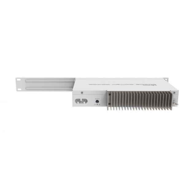 MikroTik, Cloud Router Switch 309, 1G, 8S+IN with Dual core 800MHz CPU, 512MB RAM, 1xGigabit LAN, 8 x SFP+ cages, RouterOS L5 or SwitchOS (dual boot), passive desktop case, rackmount ears, PSU [CRS309-1G-8S+IN]