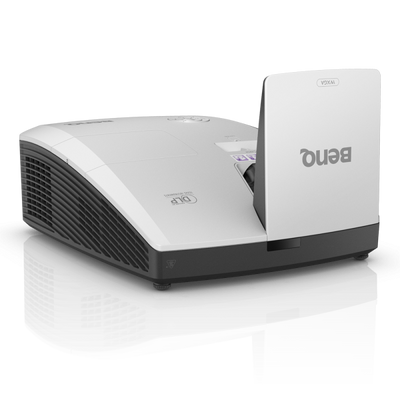 BenQ MW855UST+ videoproiettore Proiettore a raggio ultra corto 3500 ANSI lumen DLP WXGA (1280x800) Compatibilità 3D Nero, Bianco [MW855UST+] - ITPartners