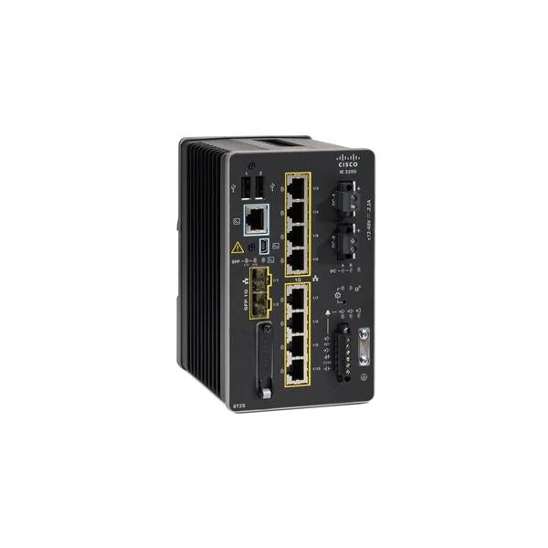 Cisco Catalyst IE-3200-8T2S-E switch di rete Gestito L2/L3 Gigabit Ethernet (10/100/1000) Nero [IE-3200-8T2S-E]