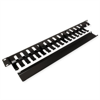 VALUE PIASTRA GESTIONE CAVI, 40X40MM, NERO [26.99.0304]