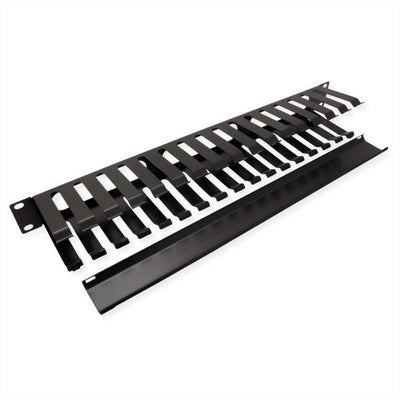 VALUE PIASTRA GESTIONE CAVI, 40X80MM, NERO [26.99.0306]