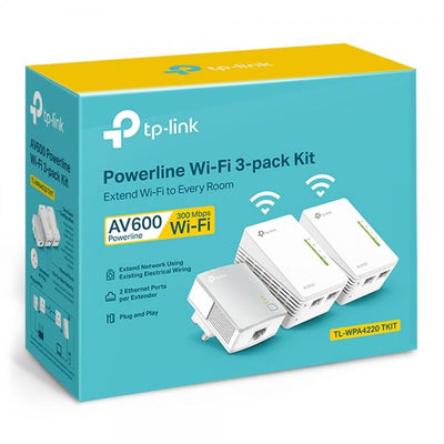 POWERLINE AV600 EXTENDER KIT 3PZ [TL-WPA4220TKIT]