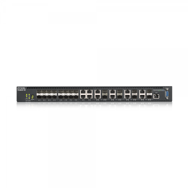 ZYXEL SWITCH MANAGED LAYER 3 LITE, IDEALE X CENTRO STELLA 10G, ALIM. RIDONDATA, HA, RACK [XS3800-28-ZZ0101F]
