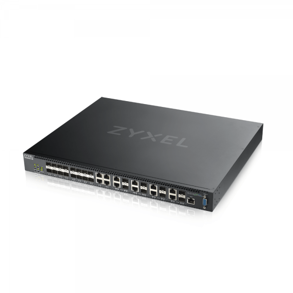 Zyxel XS3800-28 Gestito L2+ 10G Ethernet (100/1000/10000) Nero [XS3800-28-ZZ0101F]