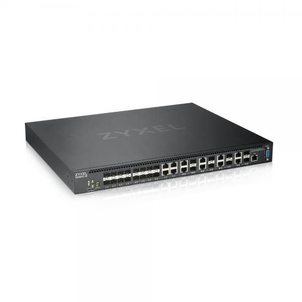 ZYXEL SWITCH MANAGED LAYER 3 LITE, IDEALE X CENTRO STELLA 10G, ALIM. RIDONDATA, HA, RACK [XS3800-28-ZZ0101F]