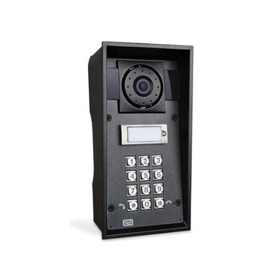 2N IP Force - 1 button & HD camera & keypad & 10W speaker [9151101CHKW]