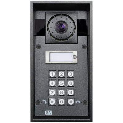 2N IP Force - 1 button & HD camera & keypad & 10W speaker [9151101CHKW]