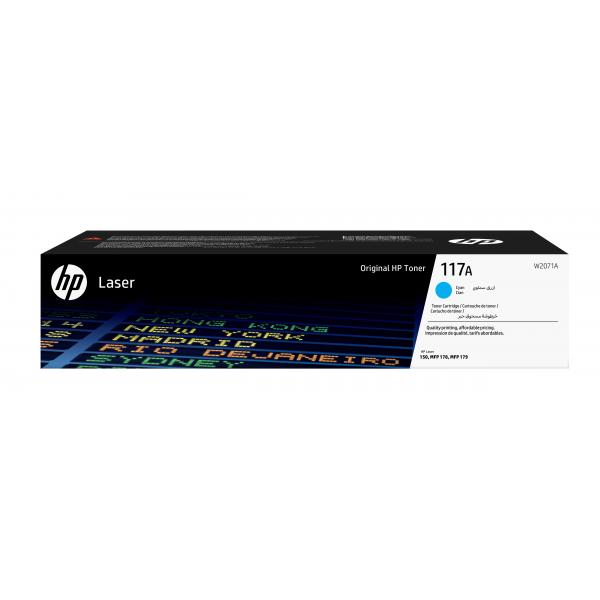 HP TONER CIANO 117A 700 PAG [W2071A]