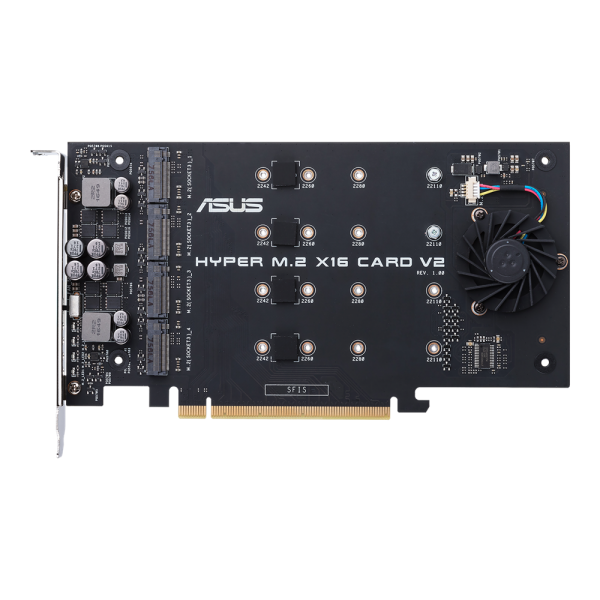 ASUS HYPER M.2 X16 CARD V2 scheda di interfaccia e adattatore Interno [90MC06P0-M0EAY0] - ITPartners