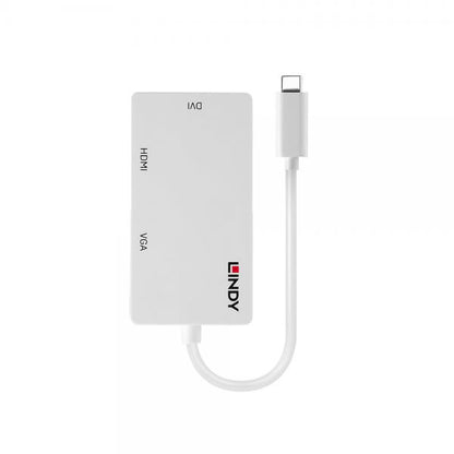 LINDY CONVERTER USB 3.1 TIPO C A HDMI / DVI / VGA [43273]