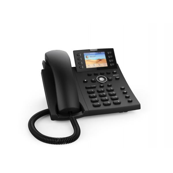 Snom D335 IP Desk Phone: 12 SIP accounts, 2 PoE Gigabit ports, 32 self labeling function keys 8 physical (PSU not included) [00004390]
