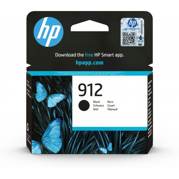 HP CART. INK NERO, 912 BLACK ORIGINAL [3YL80AE]