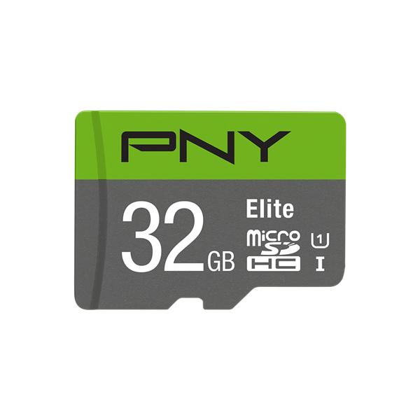 PNY Elite 32 GB MicroSDHC UHS-I Classe 10 [P-SDU32GU185GW-GE]