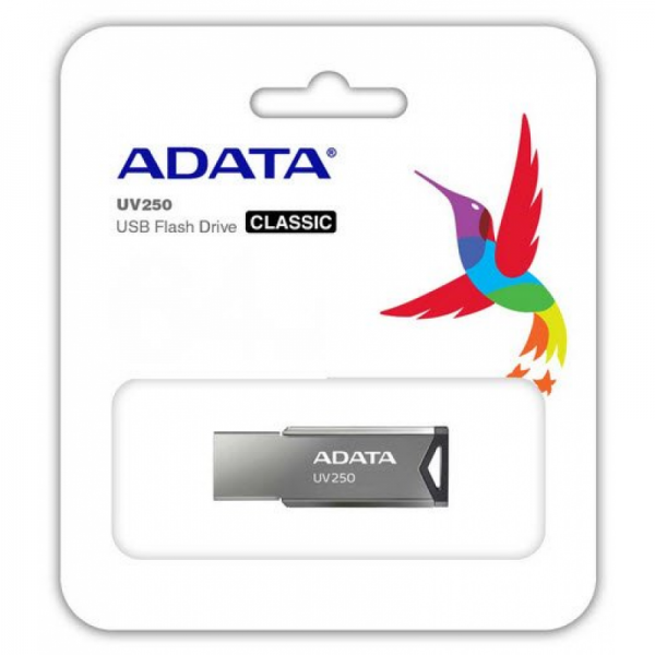 ADATA UV250 unità flash USB 16 GB USB tipo A 2.0 Argento [AUV250-16G-RBK]