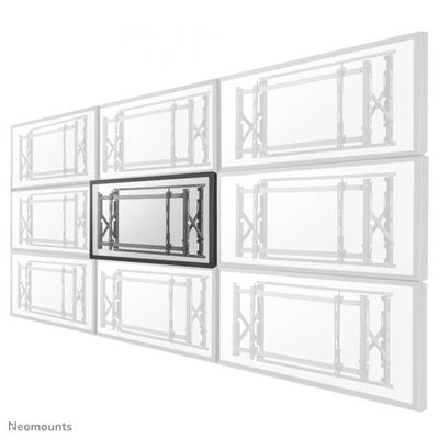 Neomounts LED-VW1750BLACK Supporto videowall da parete 32-55" - Pull-out - max 35 kg [LED-VW1750BLACK]
