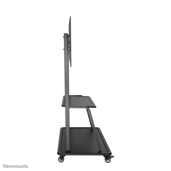 Neomounts 60-105 inch - Mobile Flat Screen Floor Stand (stand+trolley) (height: 137-162 cm) [NS-M4000BLACK]