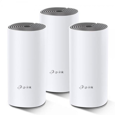 TP-Link Deco E4 (3-pack) Dual-band (2.4 GHz/5 GHz) Wi-Fi 5 (802.11ac) Bianco, Grigio 2 Interno [DECOE4(3-PACK)]