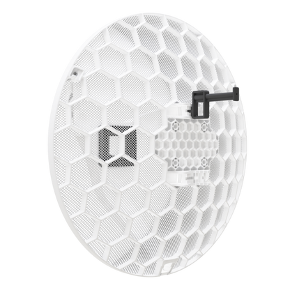 MikroTik, Wireless Wire Dish (60GHz antenna, 802.11ad wireless, four core 716MHz CPU, 256MB RAM, 1x Gigabit LAN, RouterOS L3, POE, PSU) [RBLHGG-60ad]