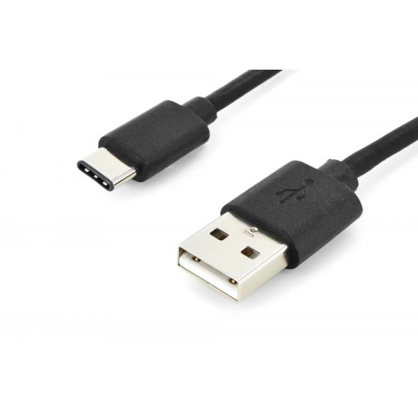 Digitus USB Type-C connection cable - type C to A [AK-300154-010-S]