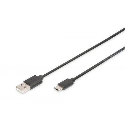 Digitus USB Type-C connection cable - type C to A [AK-300154-010-S]