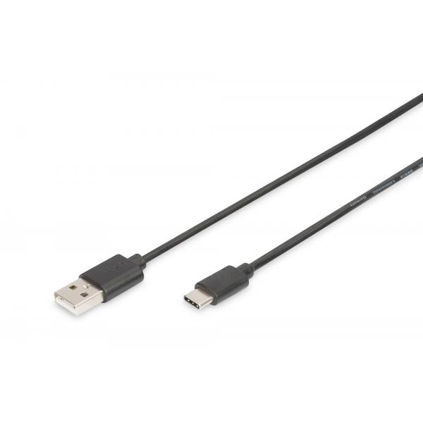 Digitus USB Type-C connection cable - type C to A [AK-300154-010-S]