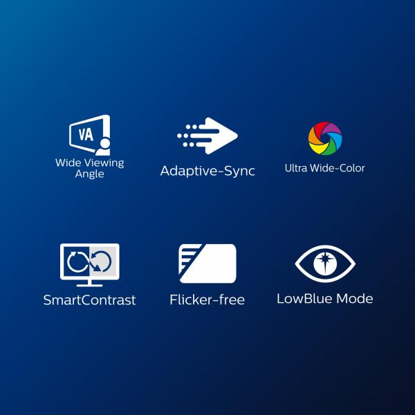 PHILIPS MONITOR CURVO 31,5 LED VA 4K UHD 3840X2160 4MS 250CDM, DP/HDMI, MULTIMEDIALE [328E1CA]