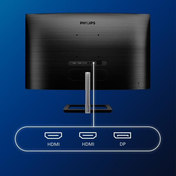 PHILIPS MONITOR CURVO 31,5 LED VA 4K UHD 3840X2160 4MS 250CDM, DP/HDMI, MULTIMEDIALE [328E1CA]