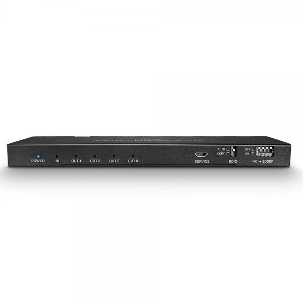 LINDY No. 38231 - Splitter HDMI 18G con Audio & Downscaling, 4 Porte [LIN-38231]