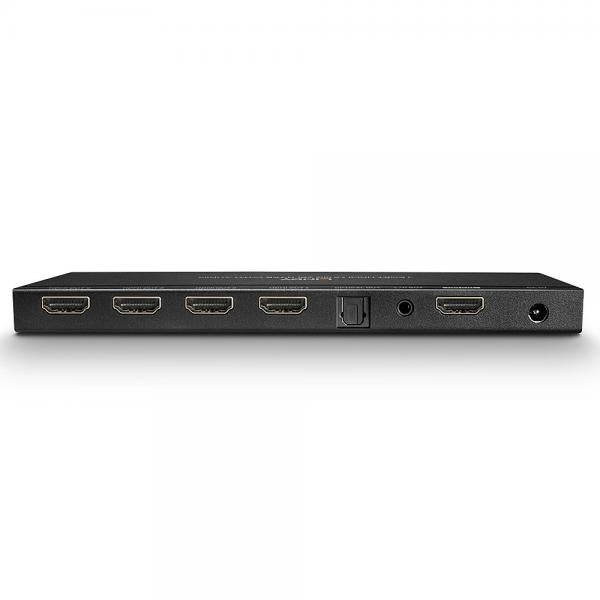 LINDY No. 38231 - Splitter HDMI 18G con Audio & Downscaling, 4 Porte [LIN-38231]