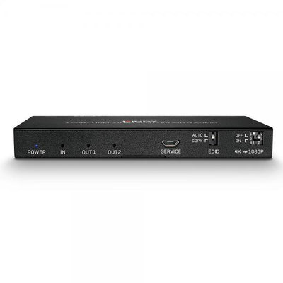 LINDY No. 38230 - Splitter HDMI 18G con Audio & Downscaling, 2 Porte [LIN-38230]
