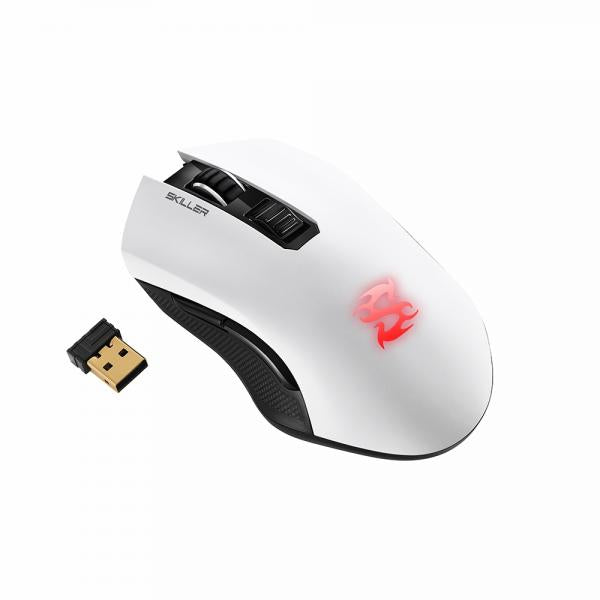 SHARKOON MOUSE SKILLER SGM3 BIANCOWIRELESS [SKILLER SGM3-W]
