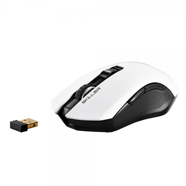 SHARKOON MOUSE SKILLER SGM3 BIANCOWIRELESS [SKILLER SGM3-W]