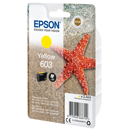 CARTUCHO DE INYECCIÓN DE TINTA EPSON STARFISH AMARILLO ALTA CAPACIDAD C13T03U44010 SIN BLISTER [C13T03U44010]