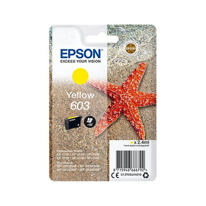 CARTUCHO DE INYECCIÓN DE TINTA EPSON STARFISH AMARILLO ALTA CAPACIDAD C13T03U44010 SIN BLISTER [C13T03U44010]