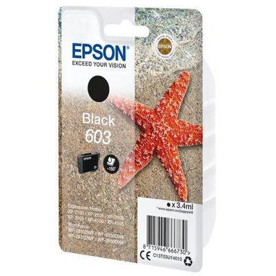 EPSON CARTUCCIA INK NERO, STELLA MARINA, 603 [C13T03U14010]